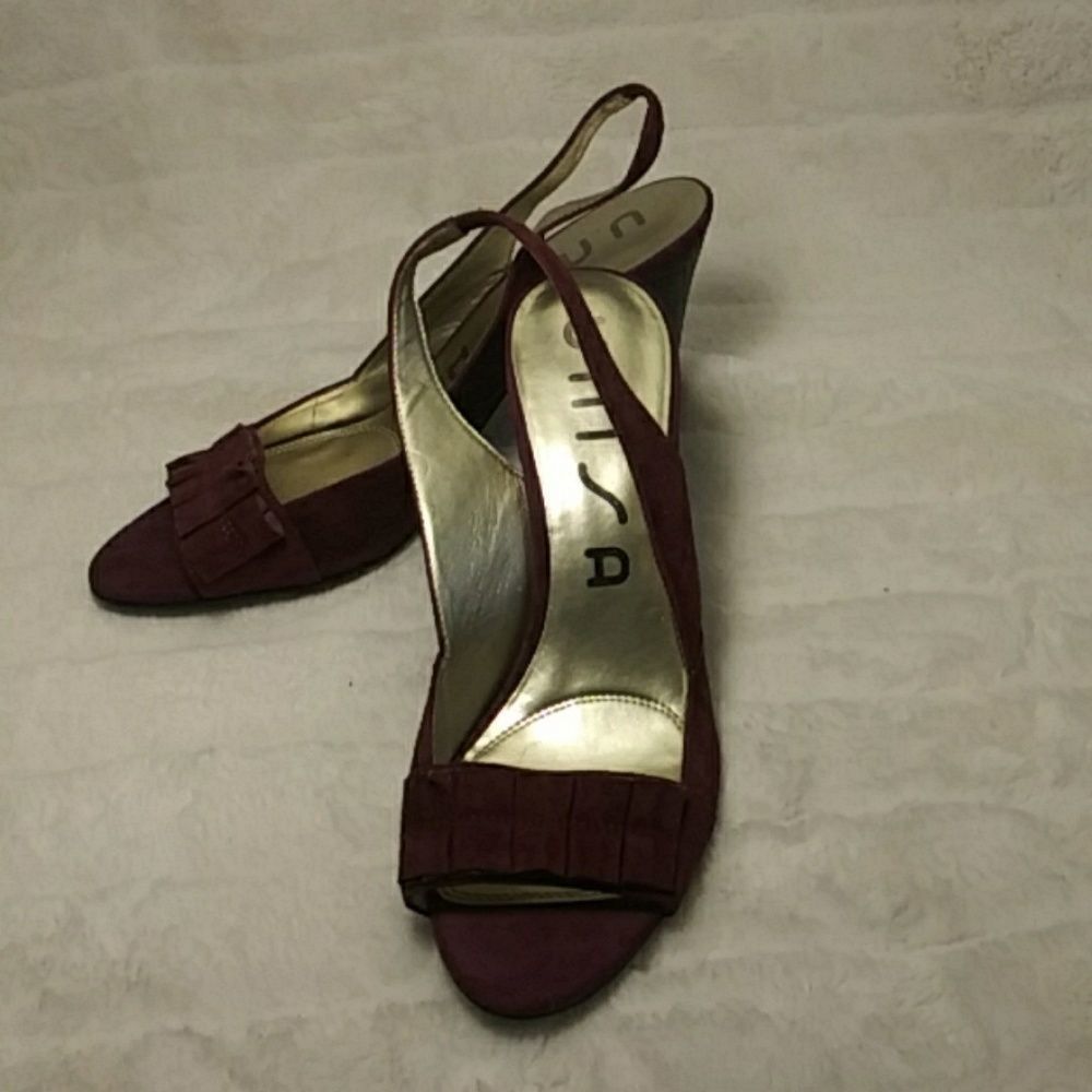 Unisa 9M suede slingback